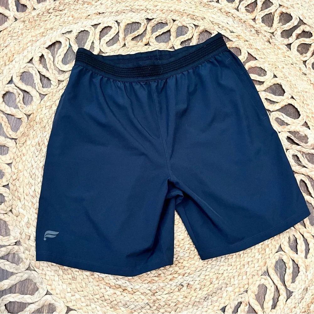 Fabletics Shorts Men Medium Blue Performance Golf Workout Gym Athletic Gain